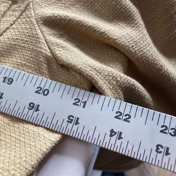Talbots Women’s Textured Sand Castle Button Up Jacket Size M Oversized Lagenlook - Picture 13 of 13